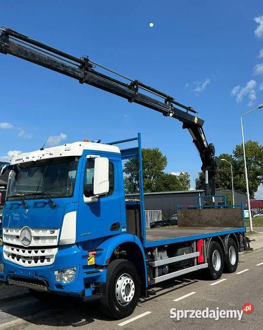 Budowlany 6x4 platforma z dzwigiem Merveded Warszawa sprzedam