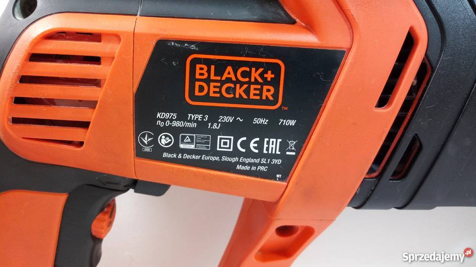 Młotowiertarka BlackDecker KD975 230V Białystok sprzedam