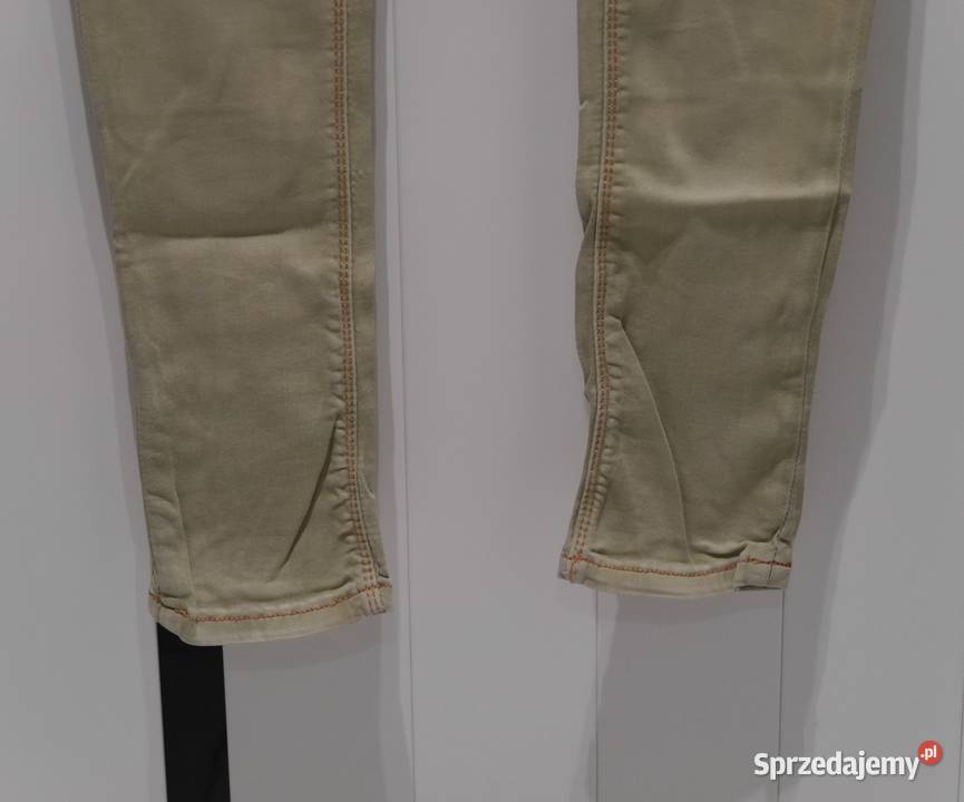 Spodnie rurki seledynowe 36 S Wrocław