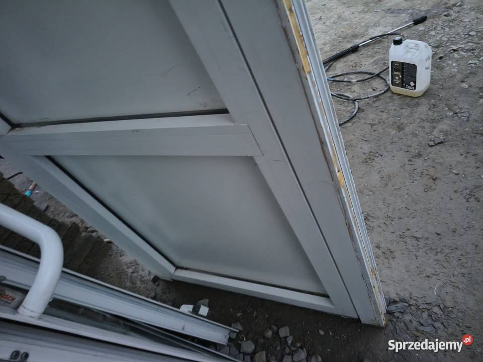 Drzwi aluminiowe zewnętrzne 213 x96 podkarpackie Sieklówka