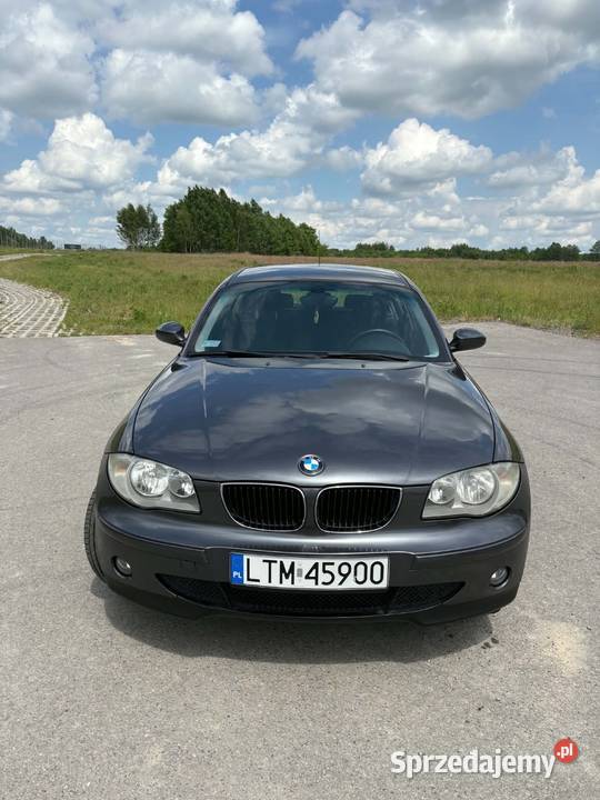 BMW E87 16 Ben 2005 r KLIMAALU ZADBANA grafitowy lubelskie Tomaszów Lubelski