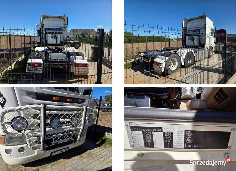 Syndyk sprzeda ciągnik siodłowy R 620 E5 265t LA 1150000km Wolin