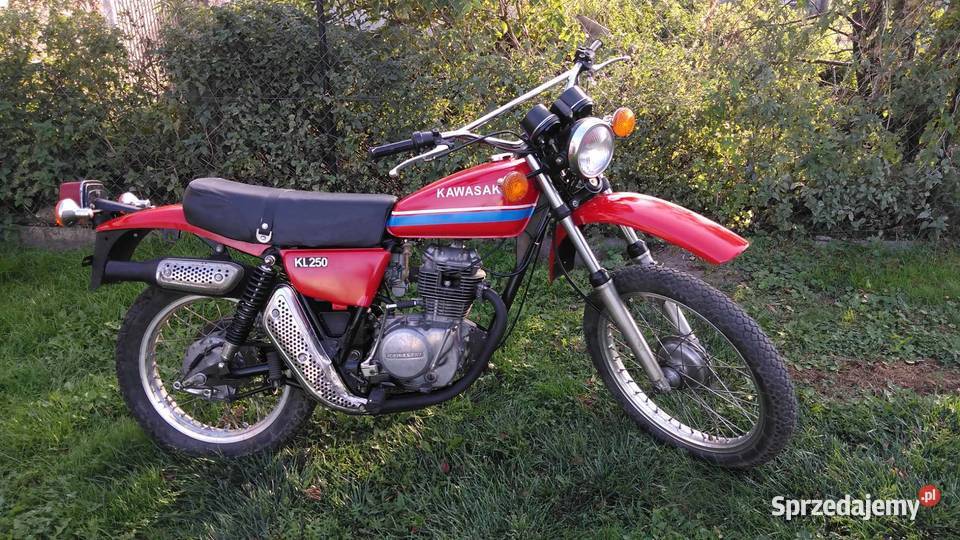 Kawasaki KL 250 A 1978 enduro Damasławek