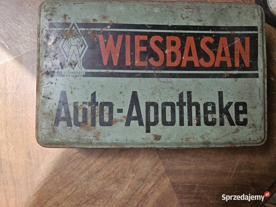 Pudełko apteczce samochodowej lata 30 oryginał