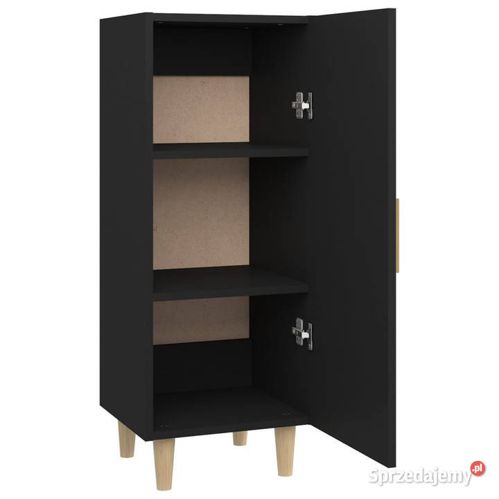 Szafka czarna 345x34x90 materiał drewnopochodny mazowieckie Warszawa