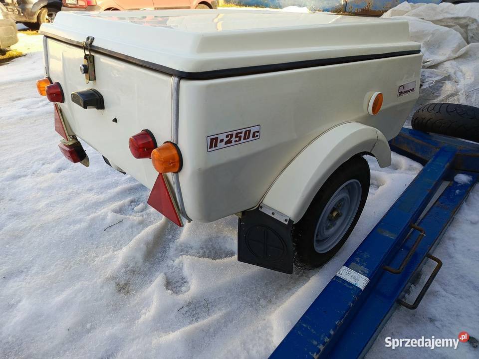 Niewiadów N250c fabrycznie nowa przyczepa Do samochodów osobowych śląskie Ruda Śląska sprzedam
