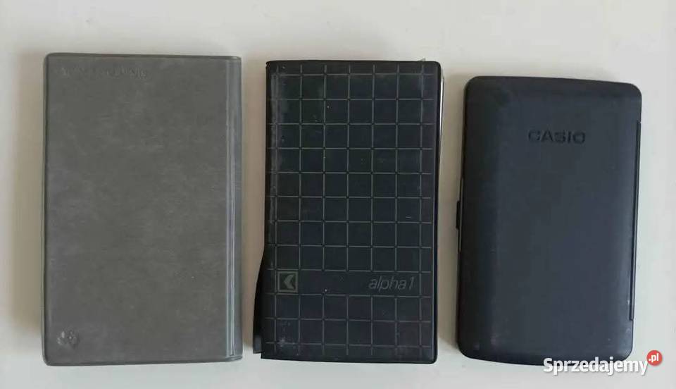 3x kalkulator kieszonkowy vintage Dzierżoniów