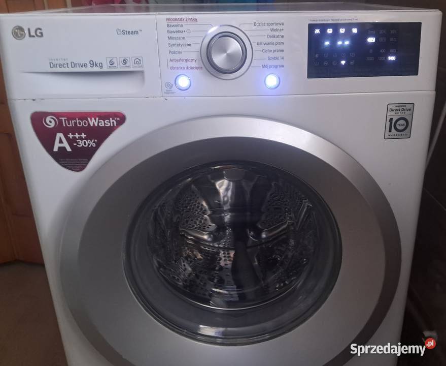 Pralka LG F4TURBO9S 9 1400 obrotow cześć wolnostojące wielkopolskie Słupca