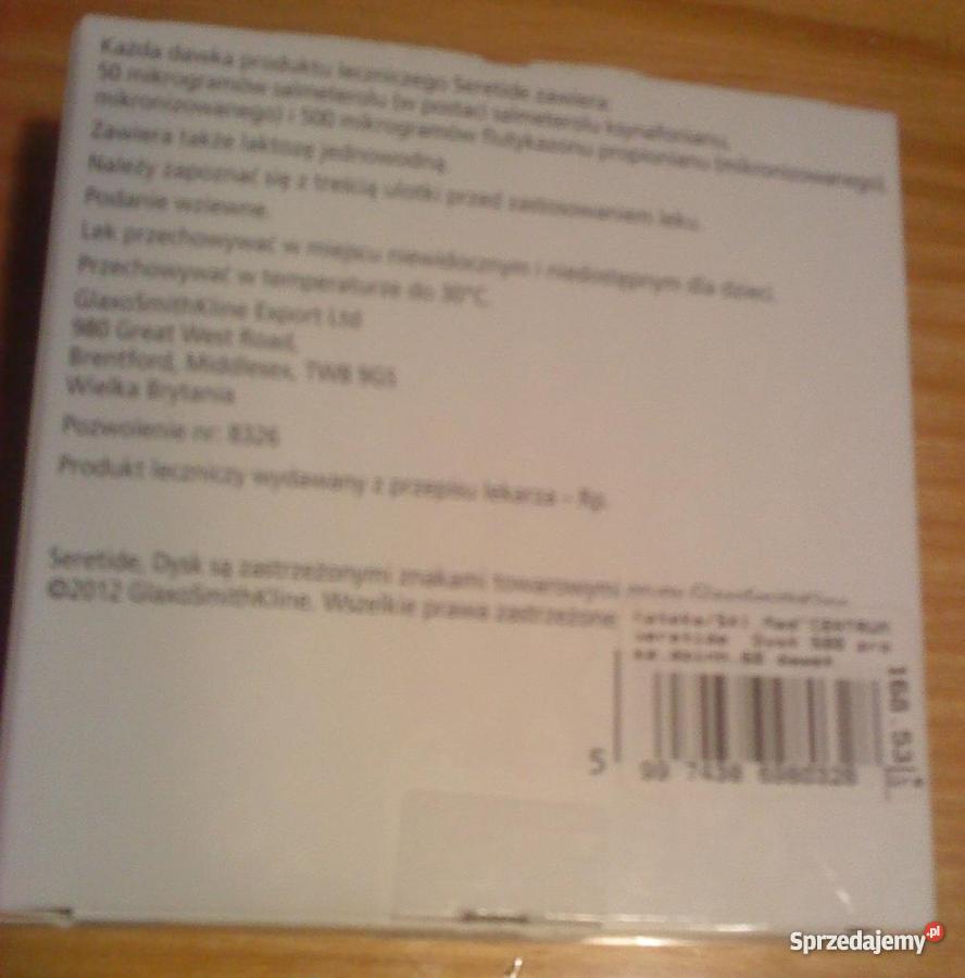 Seretide Dysk 500 Pozostałe dolnośląskie Jelenia Góra