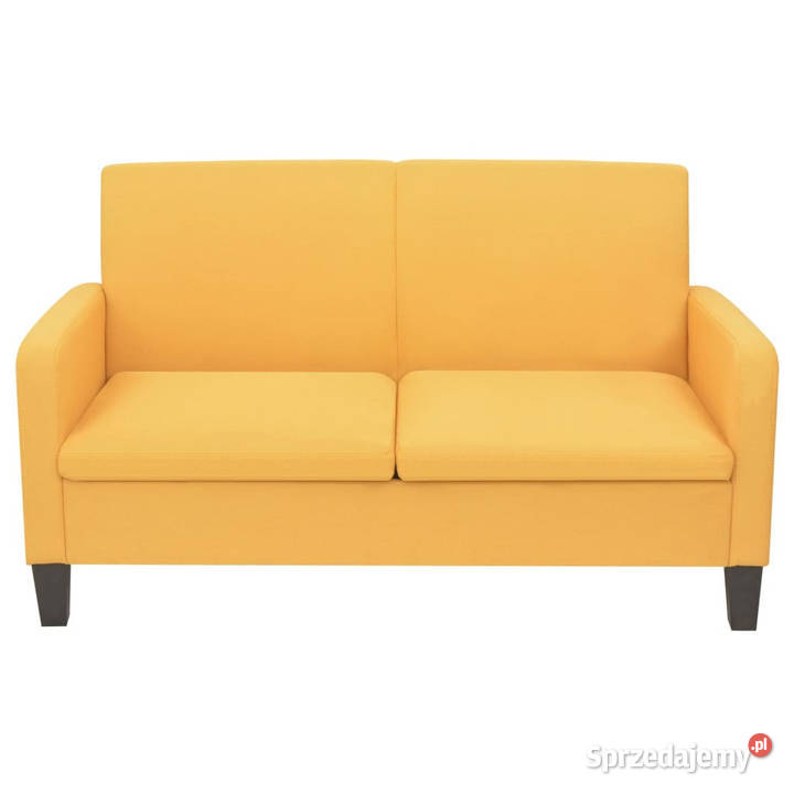 Sofa 2osobowa żółta 135 x 65 x 76 WM244710 Warszawa sprzedam