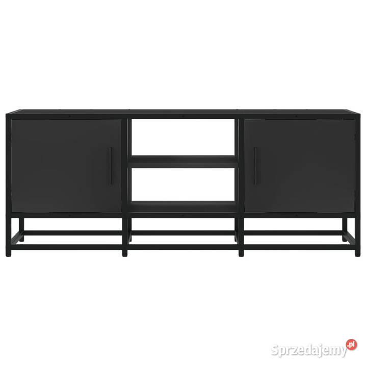 Szafka pod TV czarna 100x35x41 materiał Warszawa