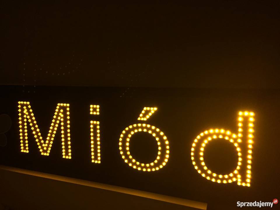 Reklama LED Miód 120x30 zewnętrzna Pomiechówek