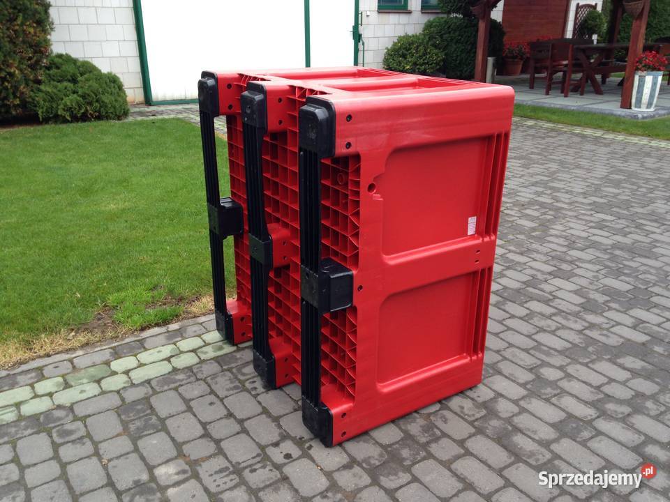 Skrzyniopaleta żółta Skrzyniopalety Palox Kisten