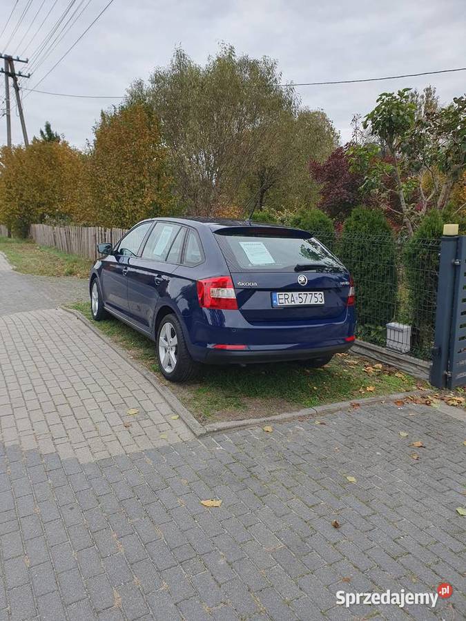 Skoda Rapid 12 Spaceback benzyna super stan łódzkie Radomsko