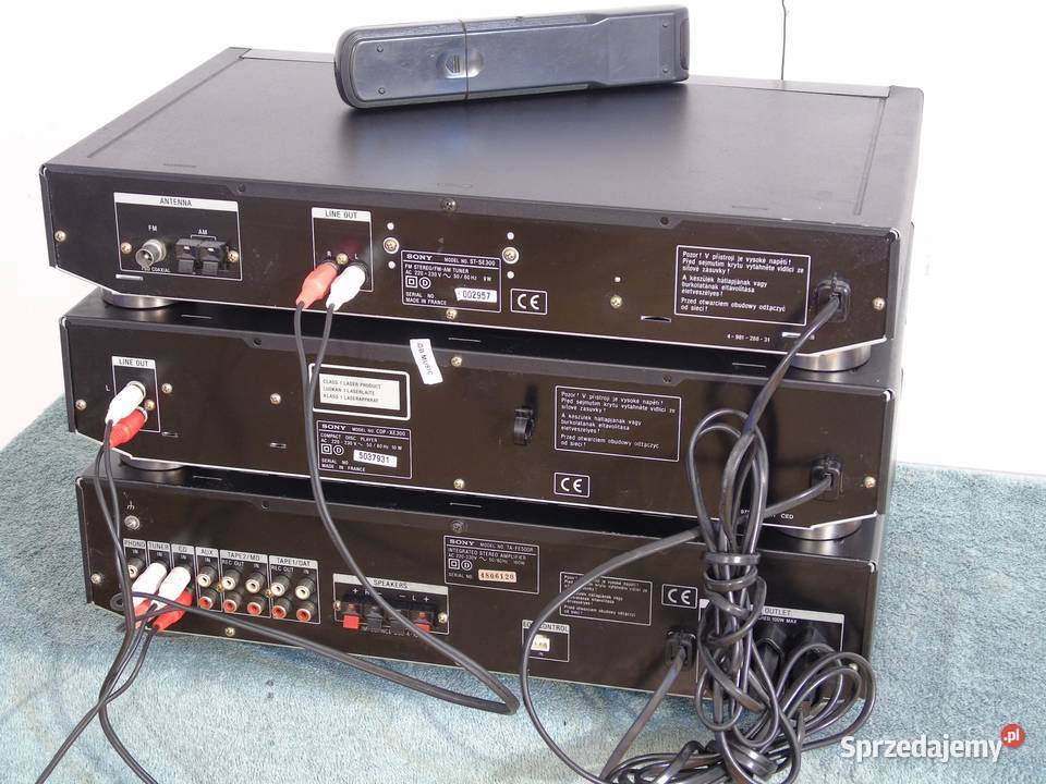 Wieża Sony pilot segmenty sprawna DOSTAWA Wieże i miniwieże Jasło