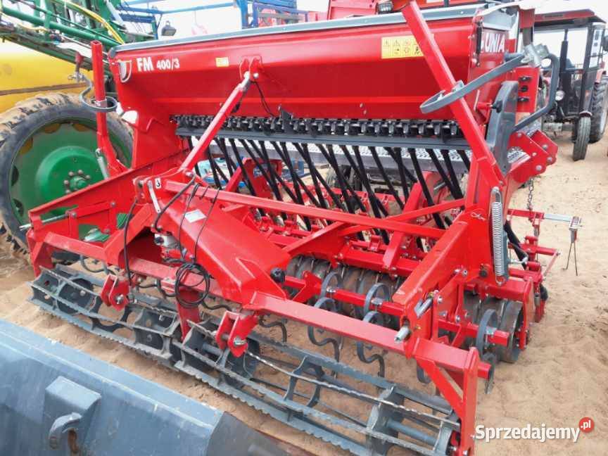 Agregat uprawowo siewny nabudowany Unia FM 4003 Goszczanów