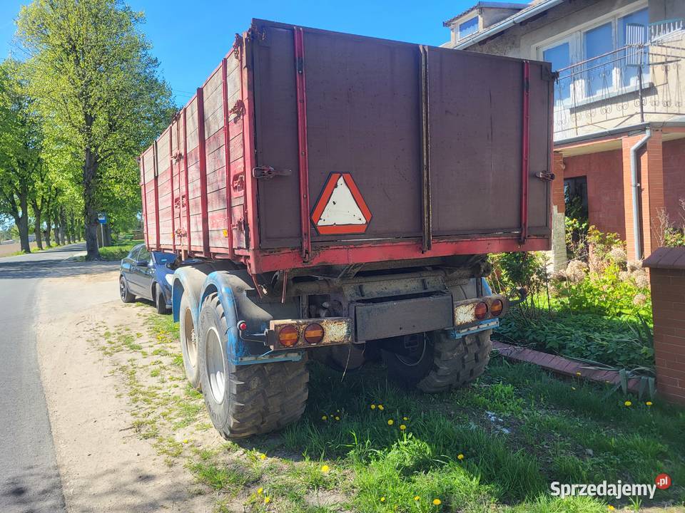 Przyczepa rolnicza 18t ładowności tandem z Przyczepy rolnicze Wąbrzeźno