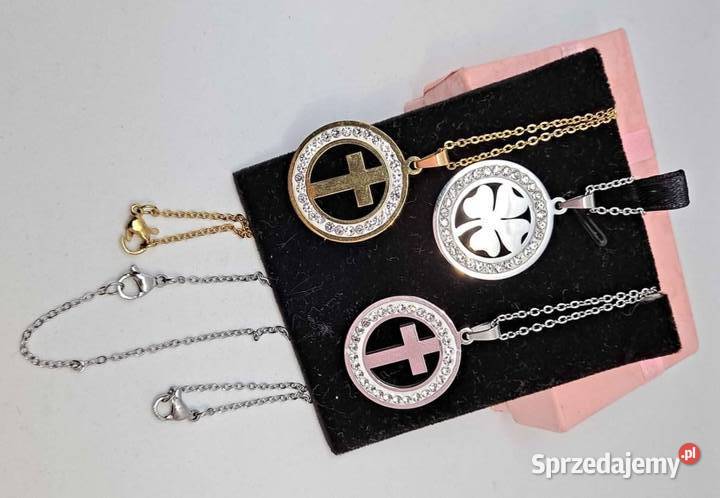 Łańcuszek celebrytka naszyjnik Stainless Steel Kobylany