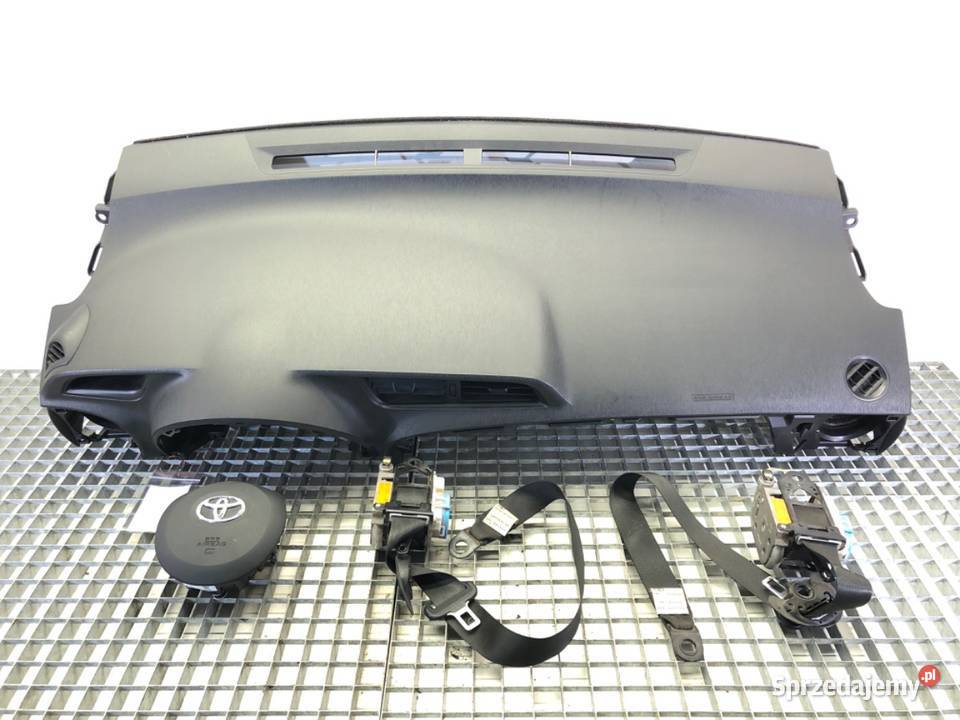 KOKPIT PODUSZKI PASY KOMPLET TOYOTA YARIS III