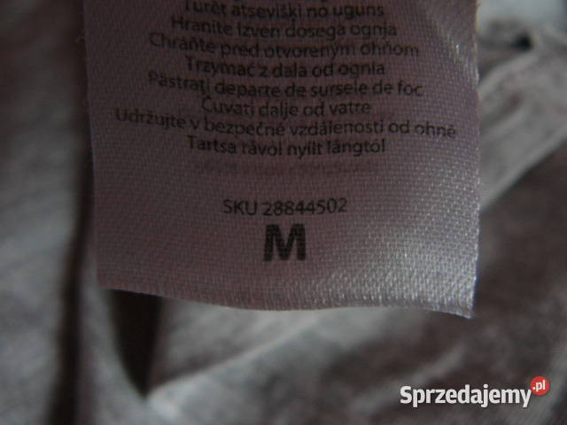 Popielata bluzka damska M Odzież damska