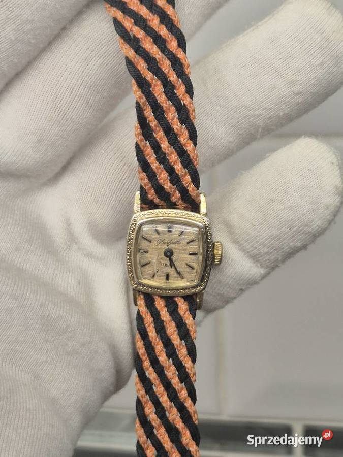 Zegarek Glashtte GuB miniatura vintage Chorzów