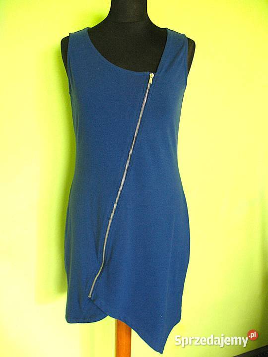 Sukienka Asymetryczna 42 XL biust 94 Dzianina Rozmiar 42(XL) Siedlce