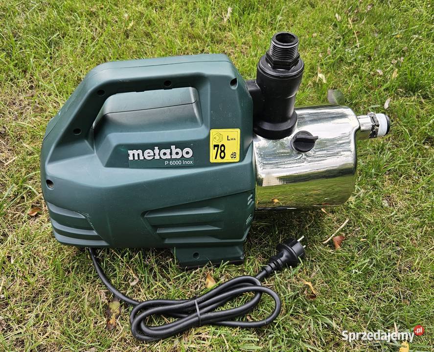 METABO Pompa ogrodowa 6000 lh 55 bar p 6000 inox dolnośląskie Wrocław