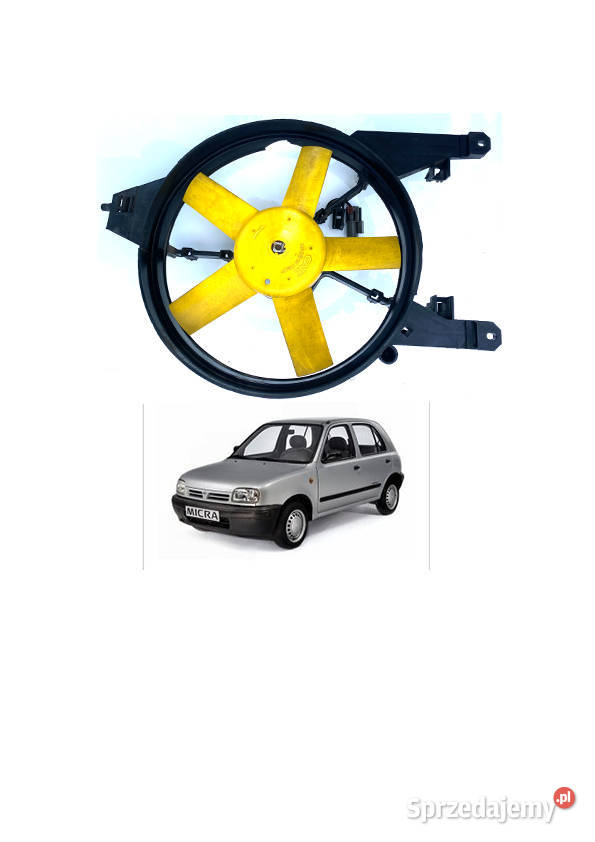 Wentylator chłodnicy Nissan Micra K11 13L wielkopolskie Jarocin