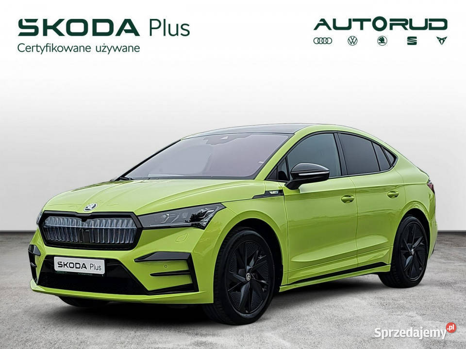 koda Enyaq RS Coupe 82kWh 299 4x4 2023 1WŁ czujnik deszczu świętokrzyskie Kielce