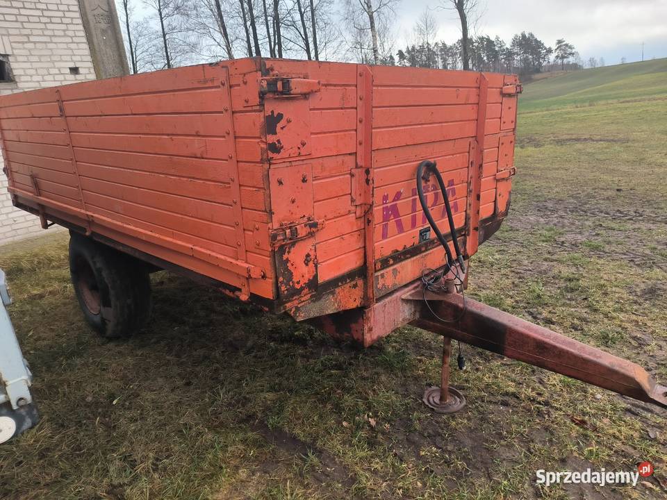 Przyczepa wywrotka 5t KIPA nieuszkodzony Maszyny rolnicze Korycin