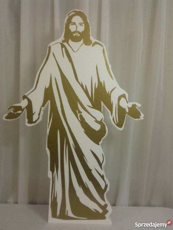 Postać Pana Jezusa dekoracja Pierwsza Komunia Dobrzyca