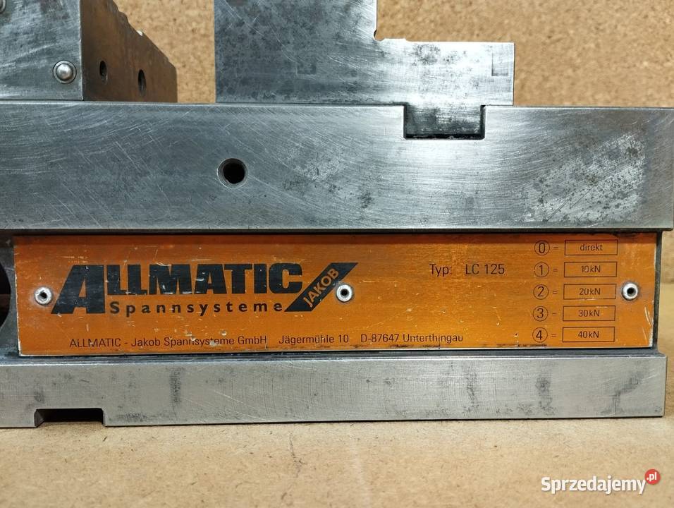 Imadło maszynowe ALLMATIC LC 125 lubuskie Nowa Sól sprzedam