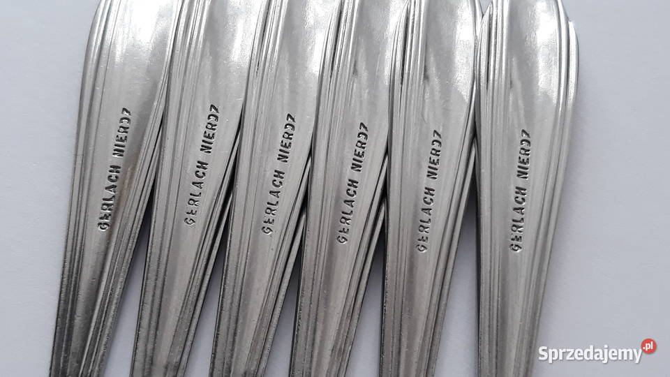 Widelczyki deserowe BAKELIT Gerlach sztućce PRL Dąbrowa Górnicza