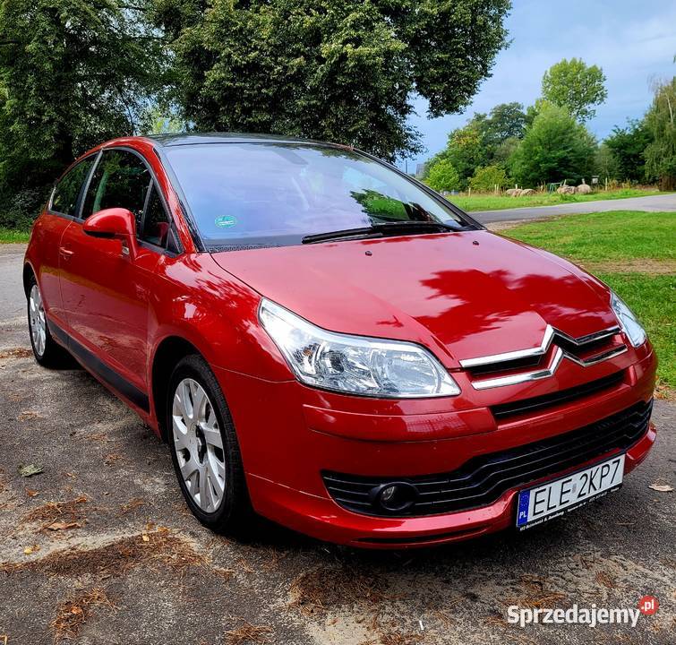 Citroen C4 VTR Coupe 20 136PANORAMANiski wielofunkcyjna kierownica Łódź