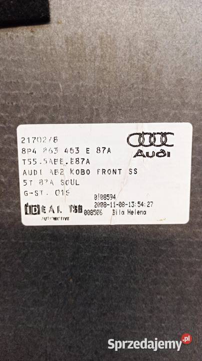 OSŁONA PODWOZIA PRAWA INFINITI G37 74586 AM600 osobowe Podszybia