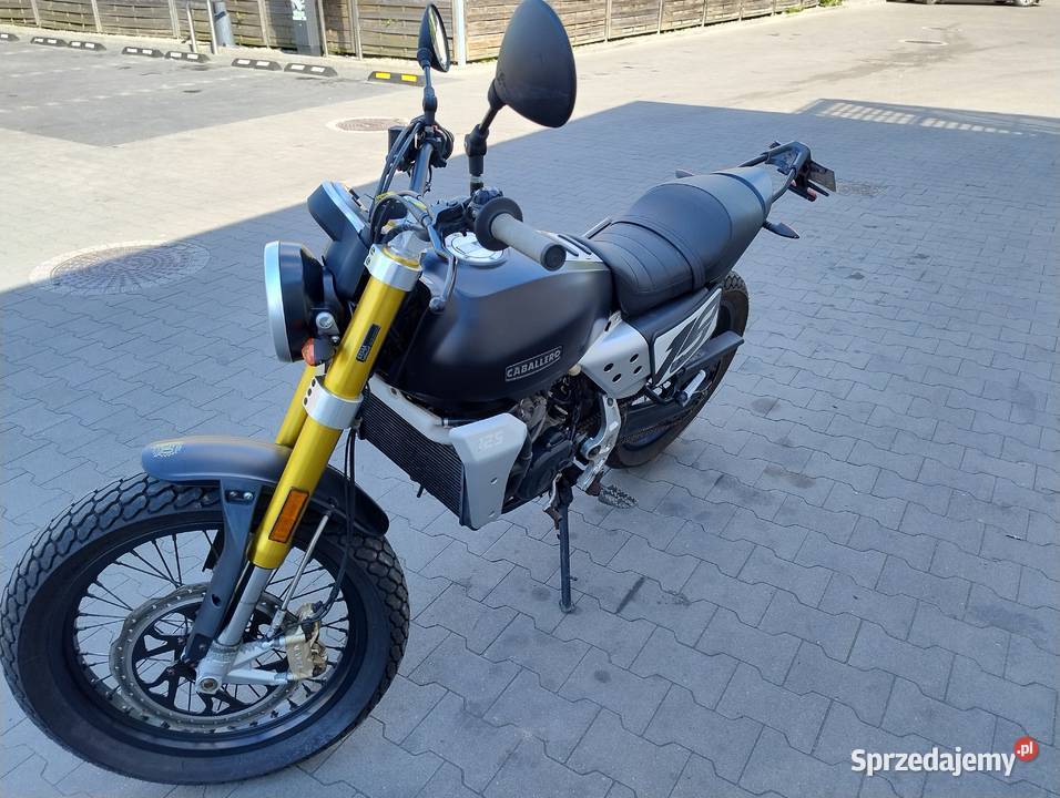 Motocykl Fantic 125 kat B Scrambler 2021r Yamaha enduro mazowieckie Nowy Dwór Mazowiecki sprzedam
