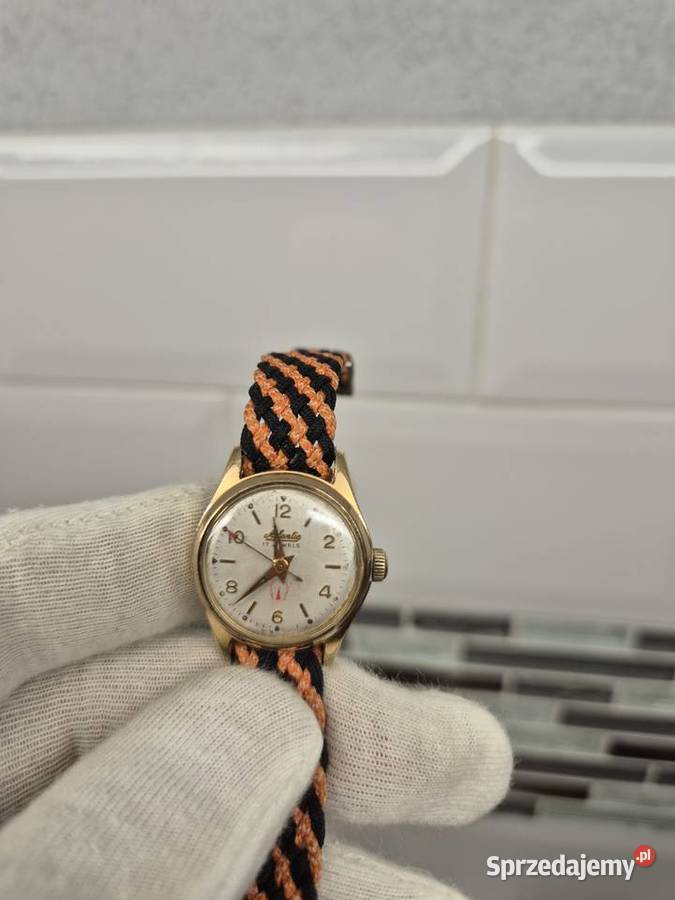 Damski zegarek vintage Atlantic Chorzów