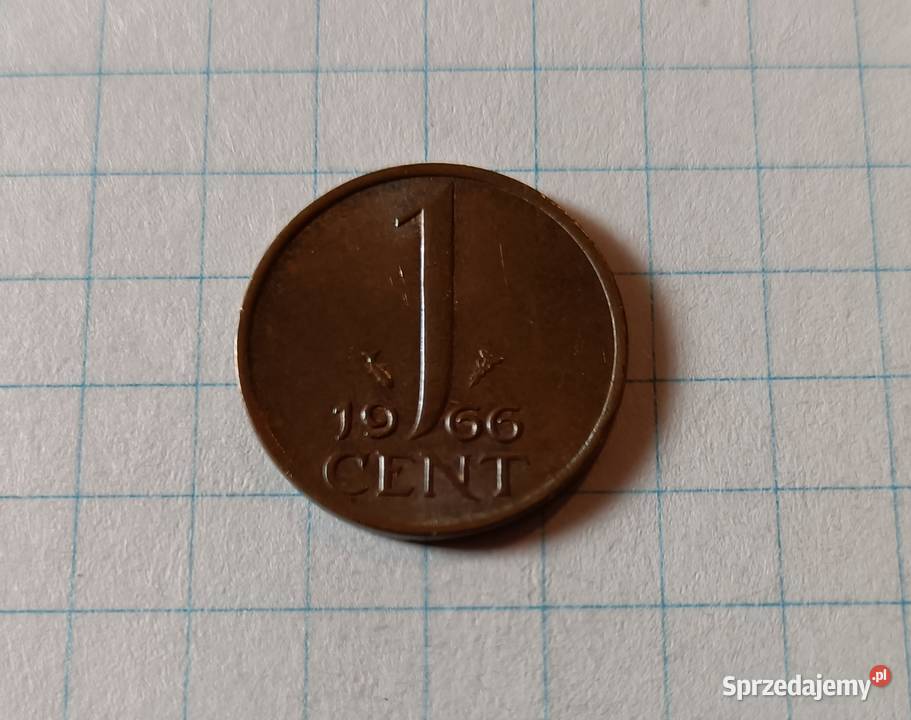 1 CENT 1966 HOLANDIA Numizmatyka sprzedam