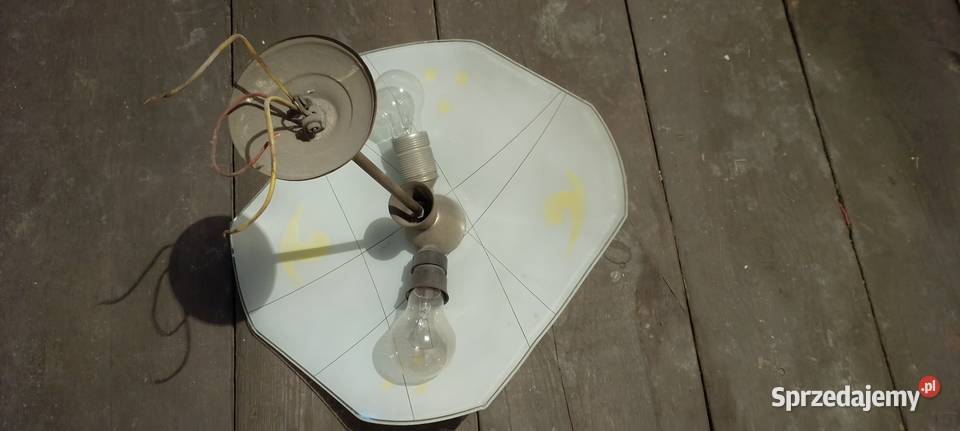 Żyrandol PRL loftt stary zabytkowy Jarosław