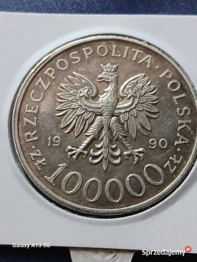 100 000 Solidarność 1990 r Typ A 2 Konin
