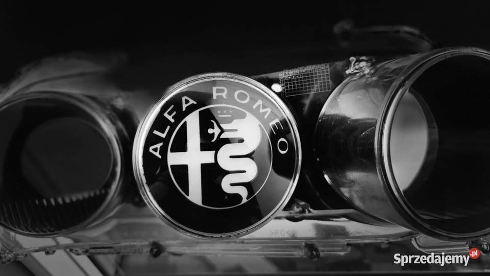 Emblemat 3D logo Alfa Romeo do lamp 159 Brera H7 opolskie Kielcza sprzedam