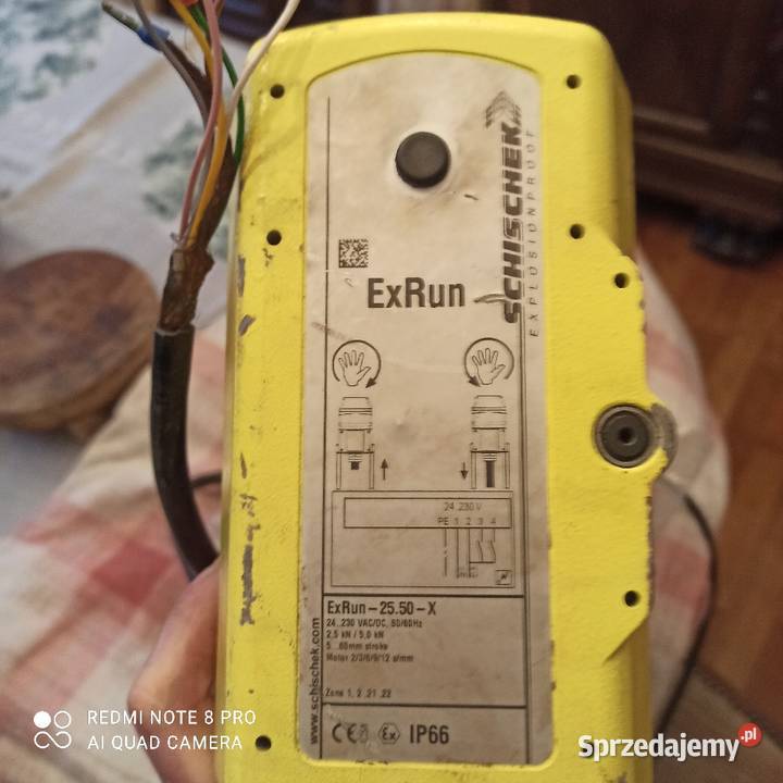 Elektryczny siłownik zaworu EXRun wielkopolskie Nowy Tomyśl sprzedam