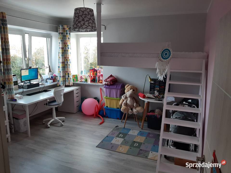 Łóżko na antresoli 120x200 lite drewno wielkopolskie Poznań