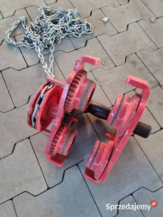 Sprzedam wózek do wciągnika z łańcuszkiem Piotrków Trybunalski