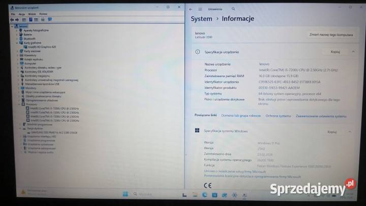 Laptop Dell Latitude 3590 156 Full HD i57200U Warszawa sprzedam