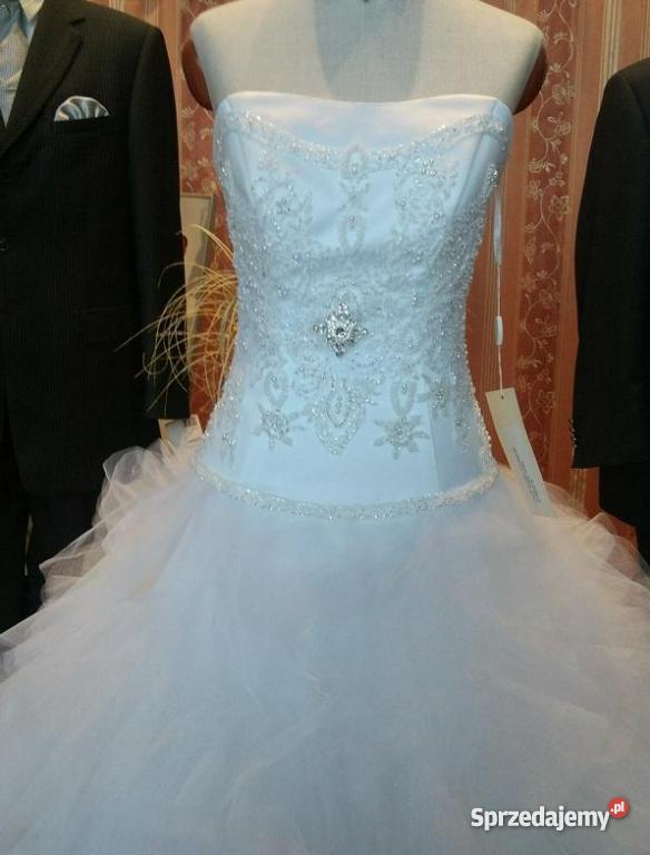 Suknia ślubna Dono Sposa 38 biała wielkopolskie Poznań sprzedam