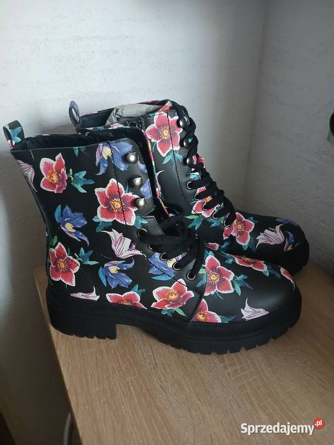 Kozaki botki w kwiaty małopolskie Chrzanów