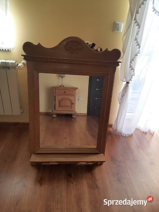 Lustro lite drewno dębowe