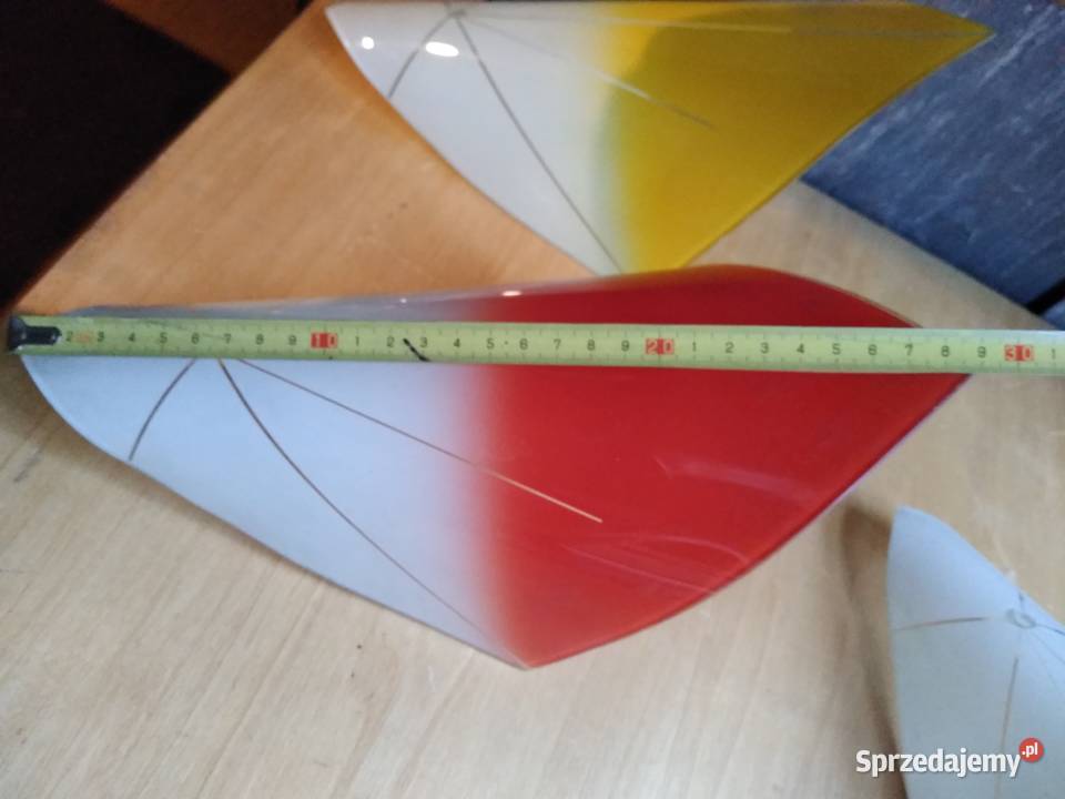 Trzy stare klosze stary klosz PRL żyrandol sprzedam