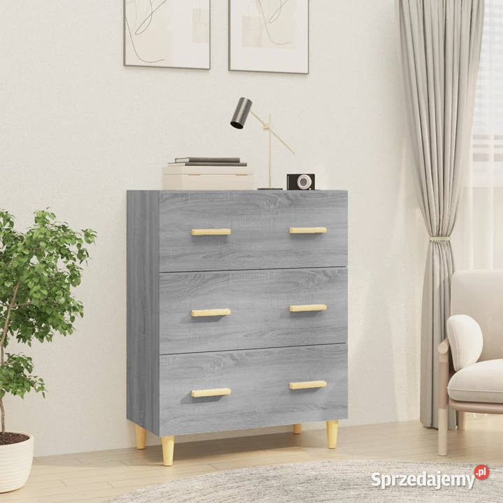 Szafka szary dąb sonoma 70x34x90 materiał Warszawa
